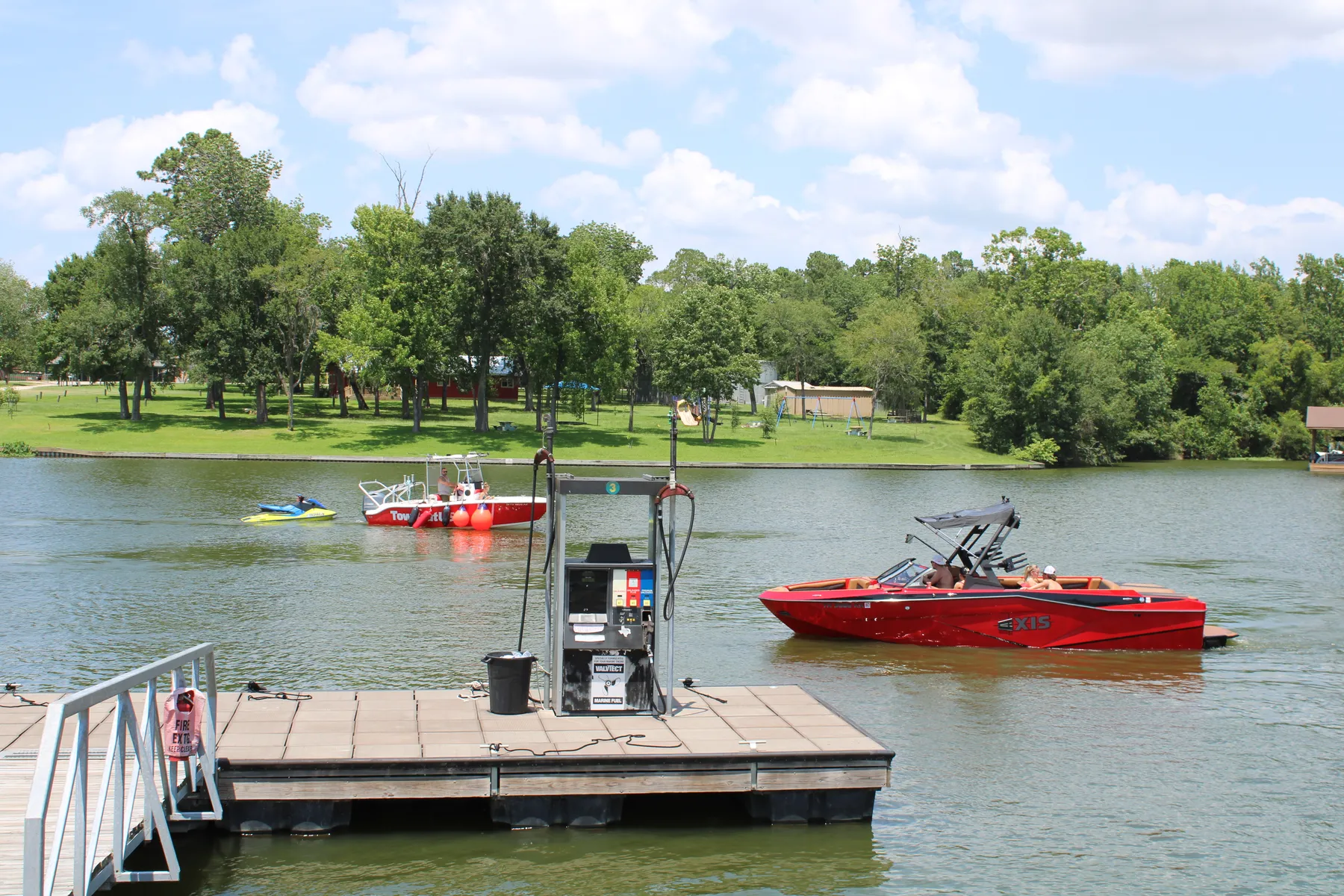 Fuel Close By at E-Z Boat Storage on Lake Conroe